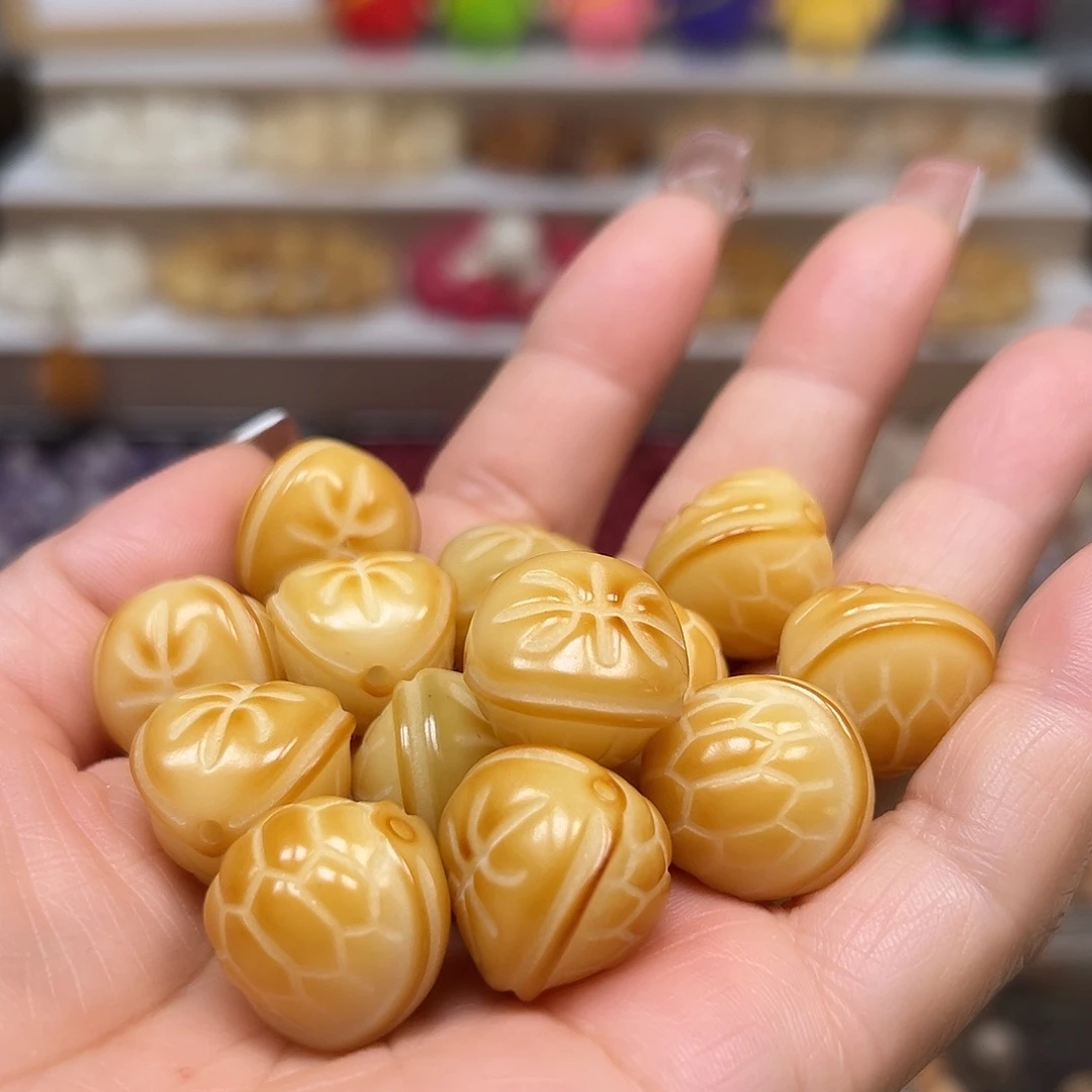 手串菩提根/象牙果卡18炭烧富甲一方10颗
