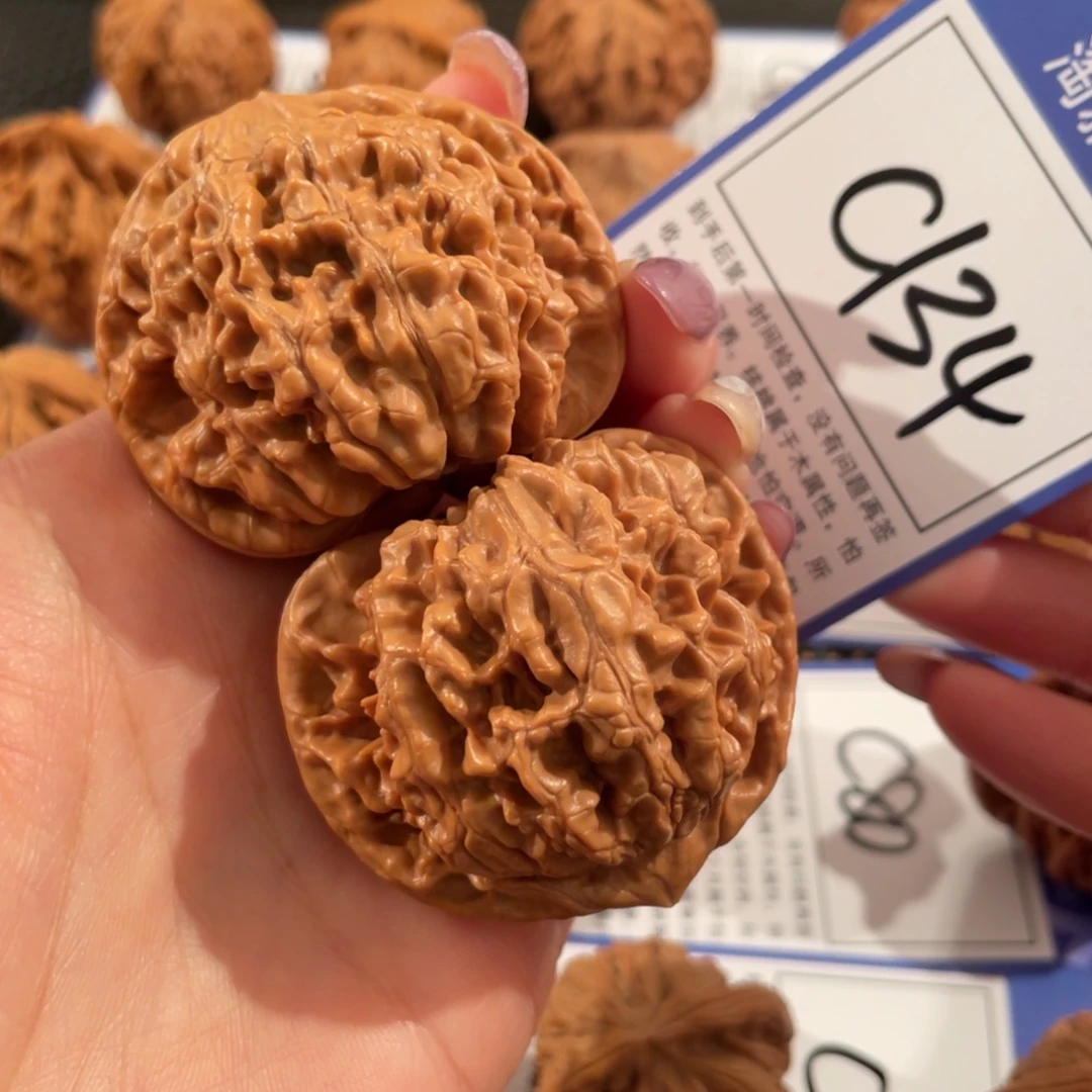 文玩核桃把件C134号官帽4.9