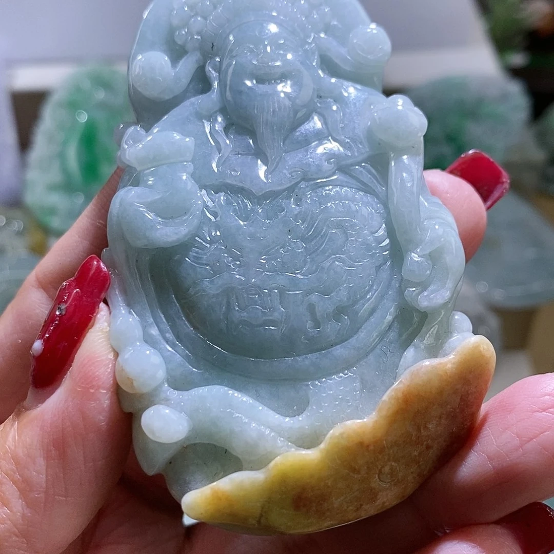 【闪购商品】翡翠颈饰未镶嵌财神