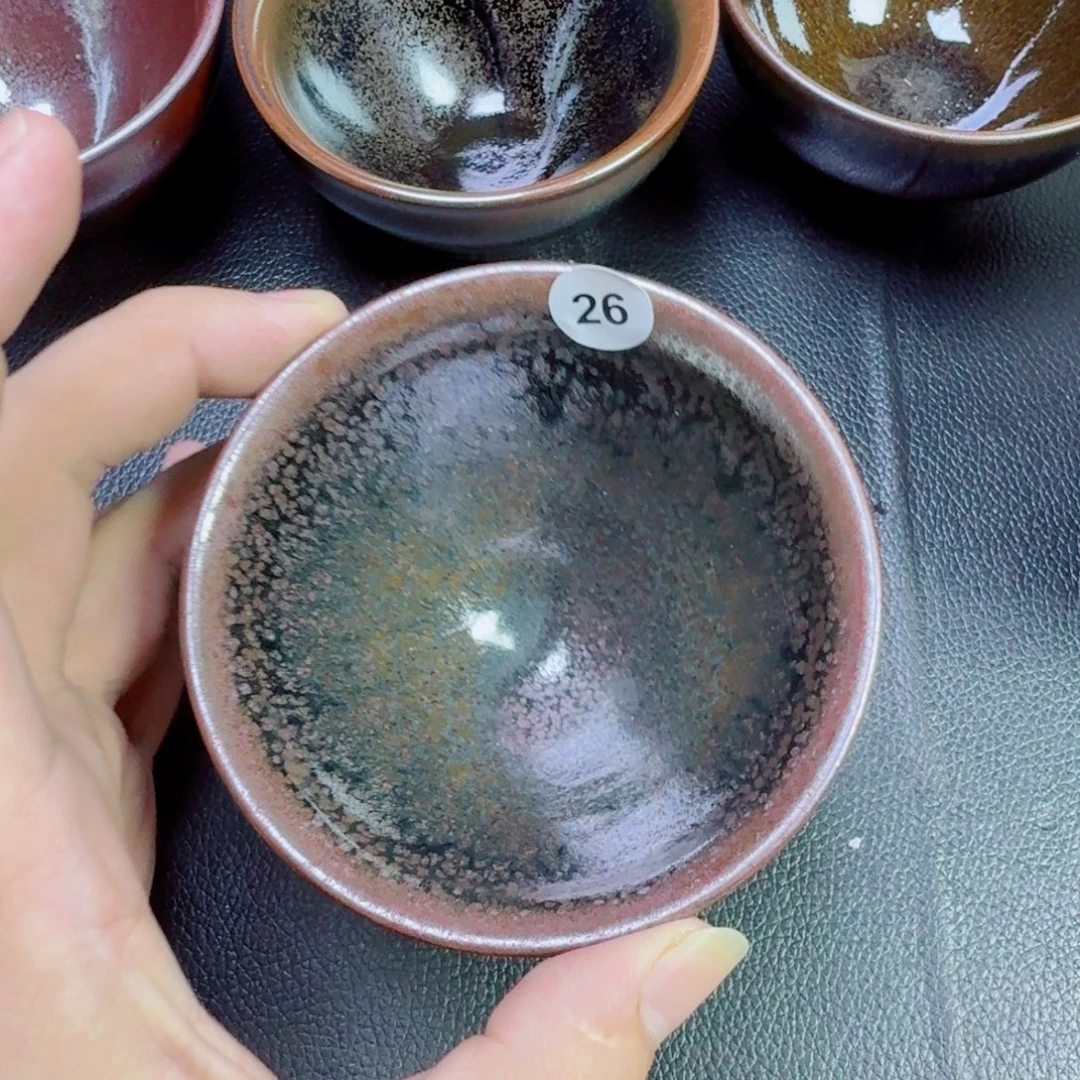灵***溪茶盏古时茶器建窑建盏26