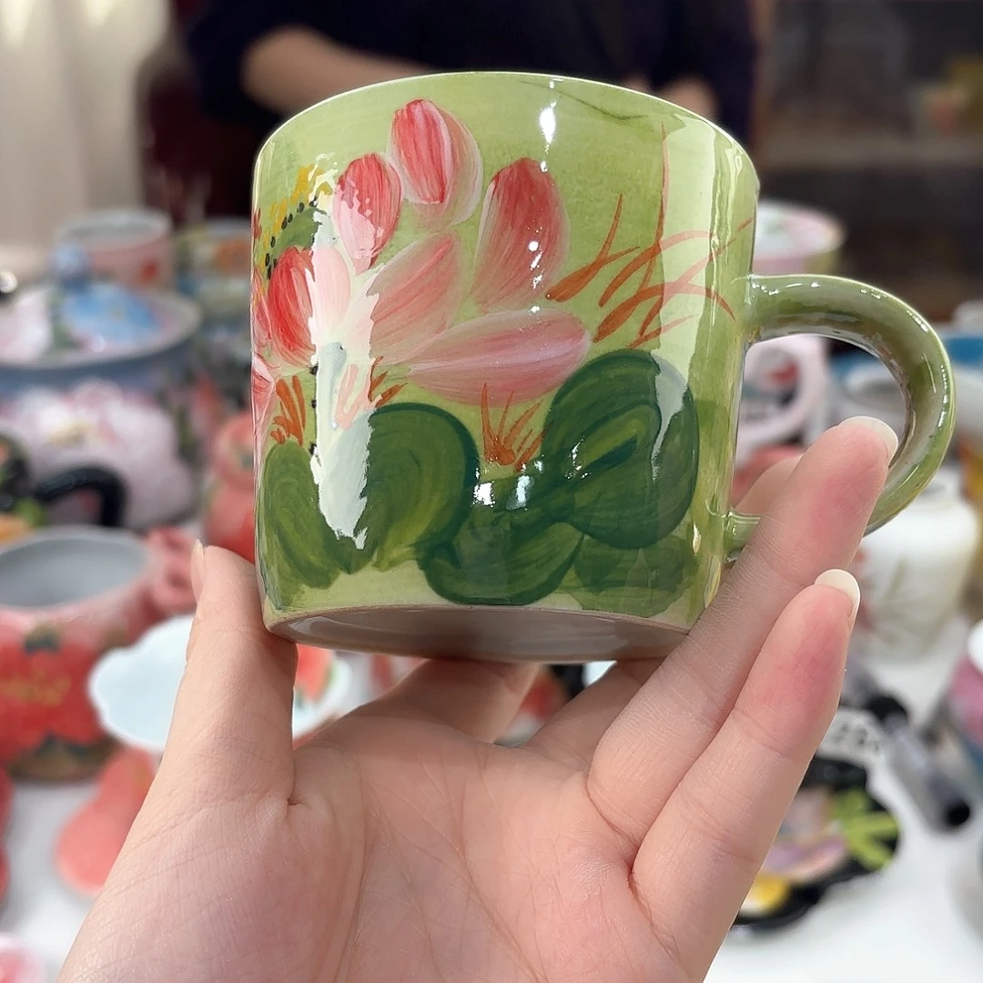 景德镇手绘高温釉下彩陶瓷茶具