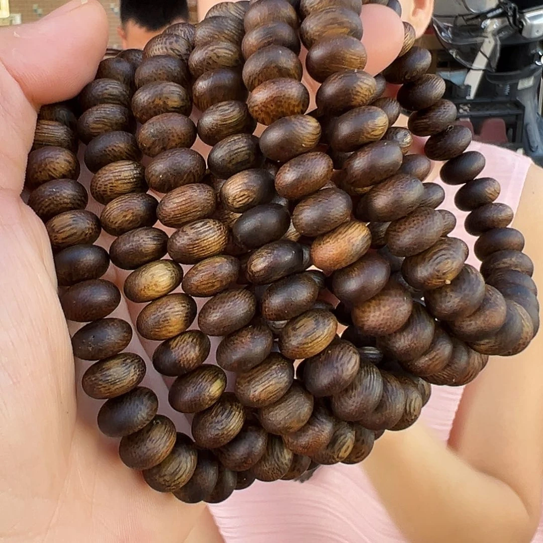 手串沉香海南莺歌绿奇楠红金霓算盘珠多样性发其一1.0