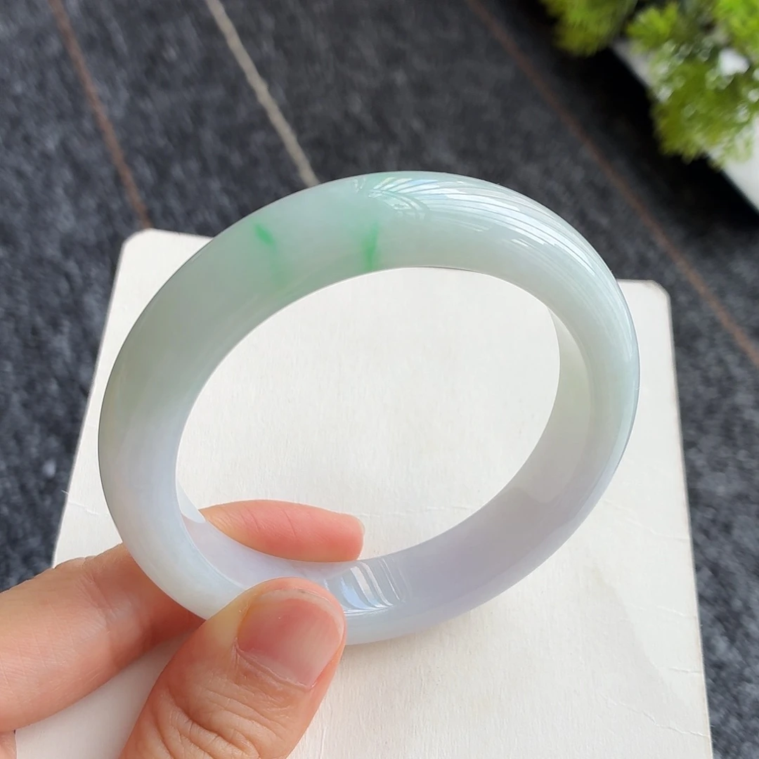 翡翠手镯未镶嵌正圈55.3