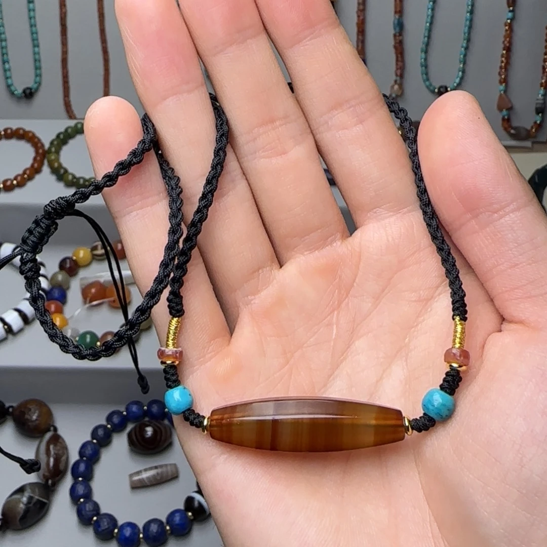 玛瑙/玉髓未镶嵌吊坠(赠链)msmzmsmsm