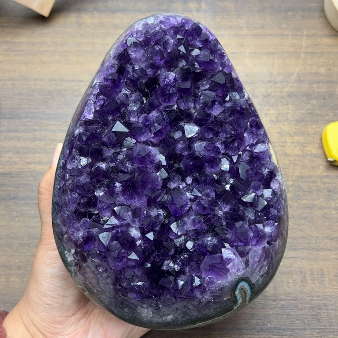 水晶水晶无镶嵌未镶嵌紫蛋31