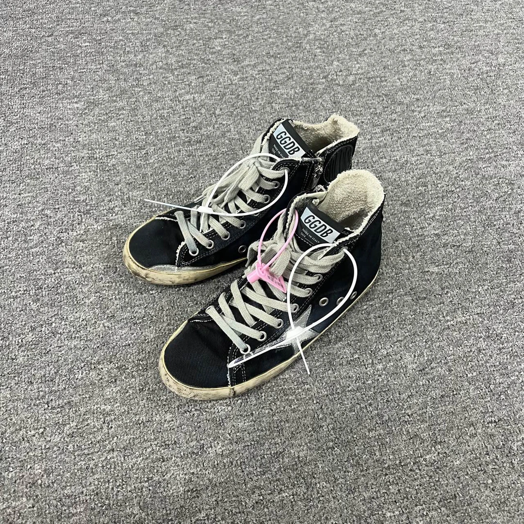99新  ggdb 黑色高帮 鞋子
