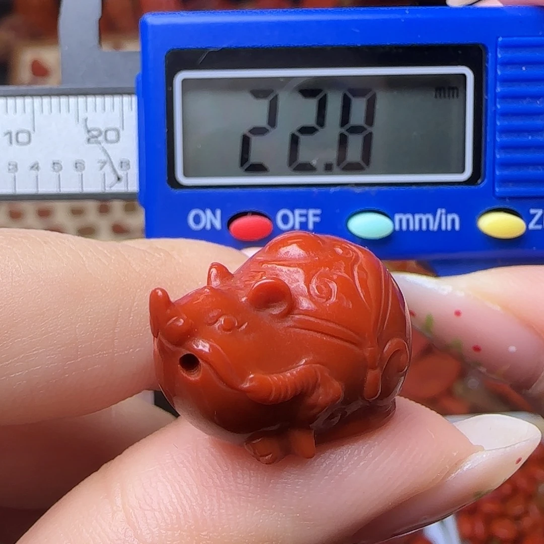 南红玛瑙未镶嵌吊坠(不含链)