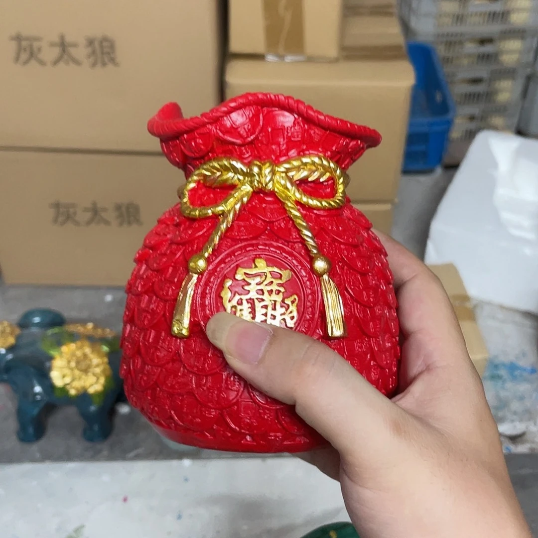 树脂红色福袋1111