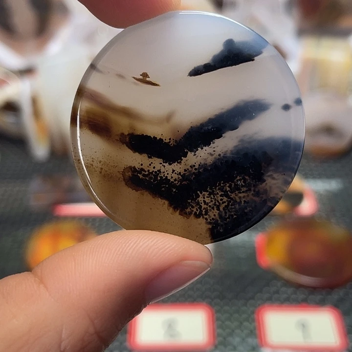 玛瑙/玉髓合金颈饰