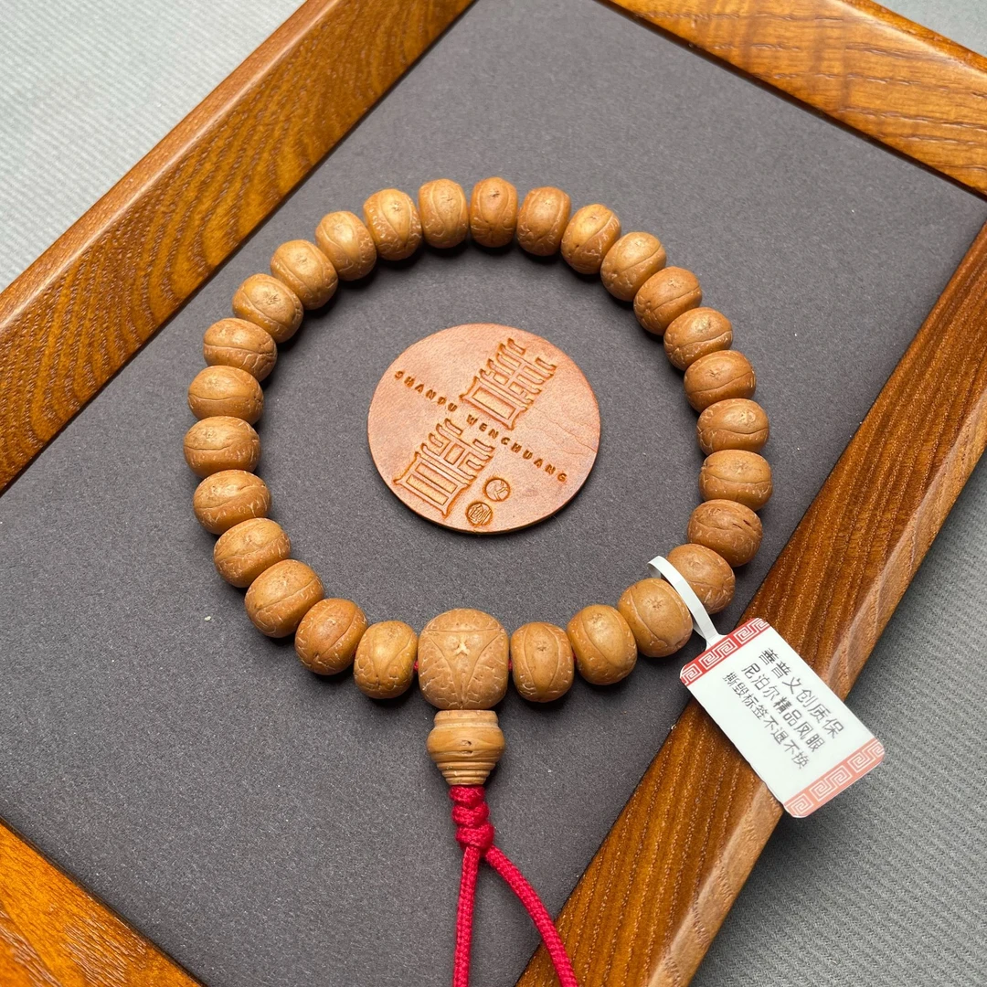 A6 小12mm尼泊尔凤眼菩提高油高密籽手串藏式手持27颗一物一图