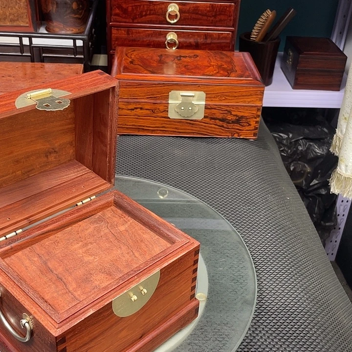 雄***木赞比亚血檀盒子