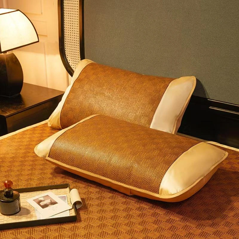 【冰丝枕套一对装】罗马格枕套成人枕套单人可拆洗家通用款