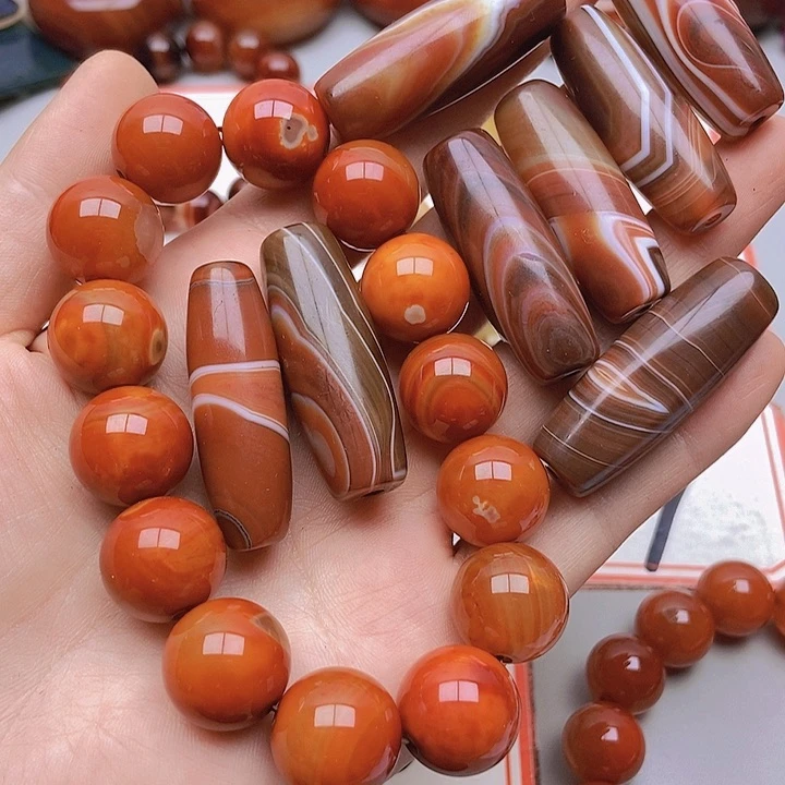 【闪购商品】玛瑙/玉髓未镶嵌珠宝半成品汐**y