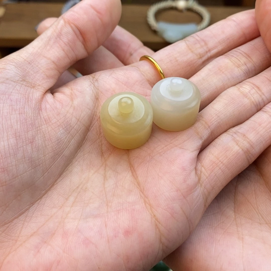 巧****手链未镶嵌和田玉（糖玉）