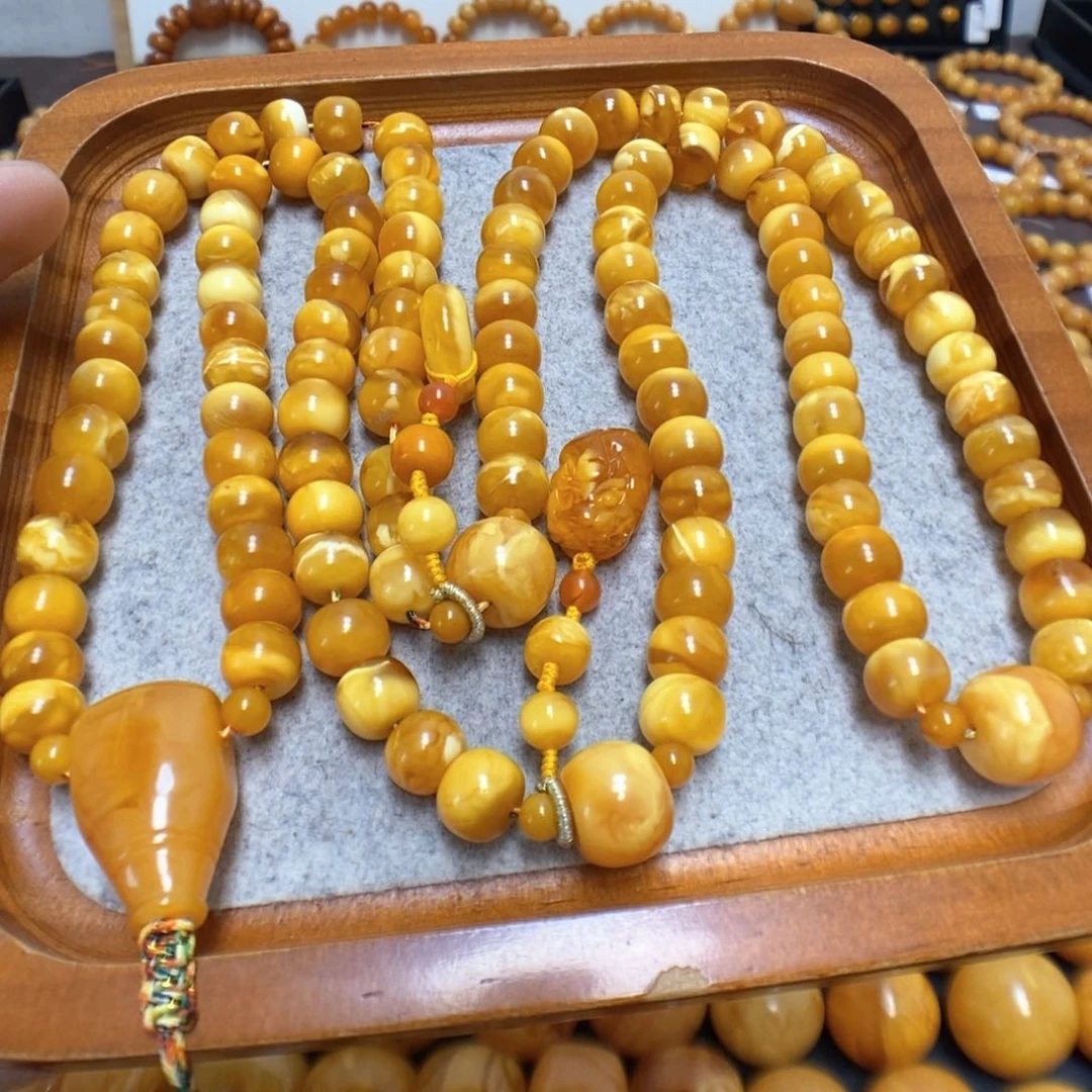 蜜蜡手串未镶嵌蜜蜡