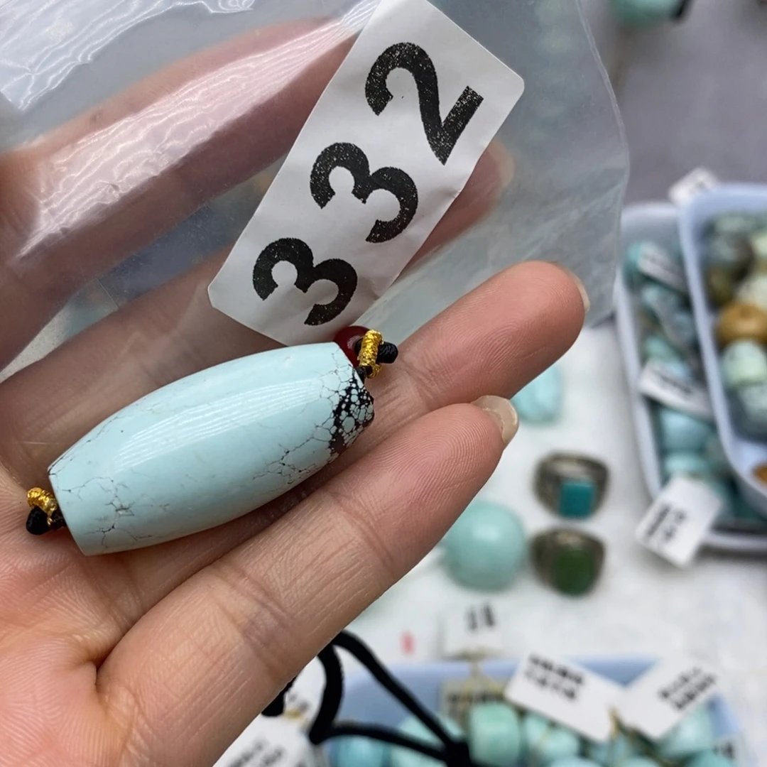 未镶嵌绿松石珠宝奇石邻**妹