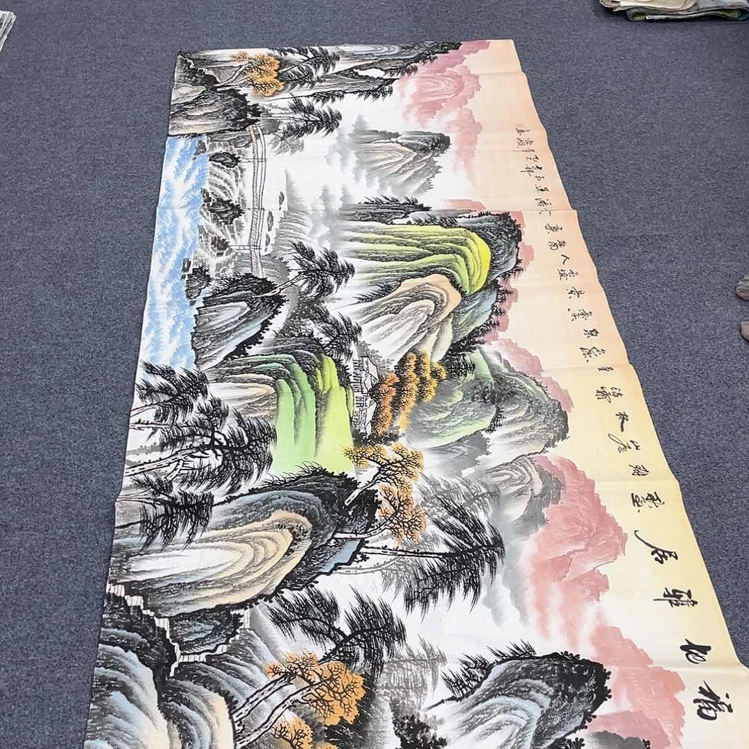 国画作品小姐姐放漏…