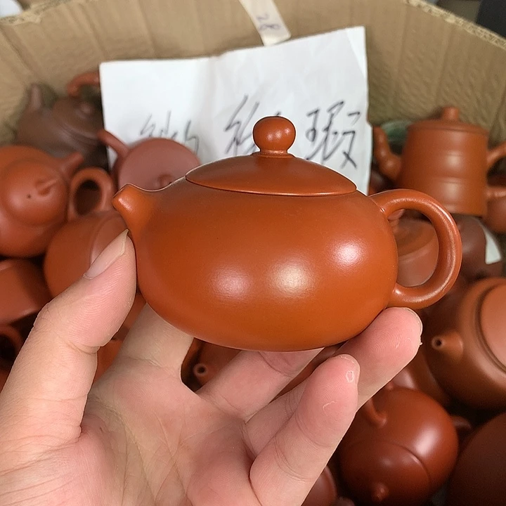 原矿朱泥茶具茶壶家用120