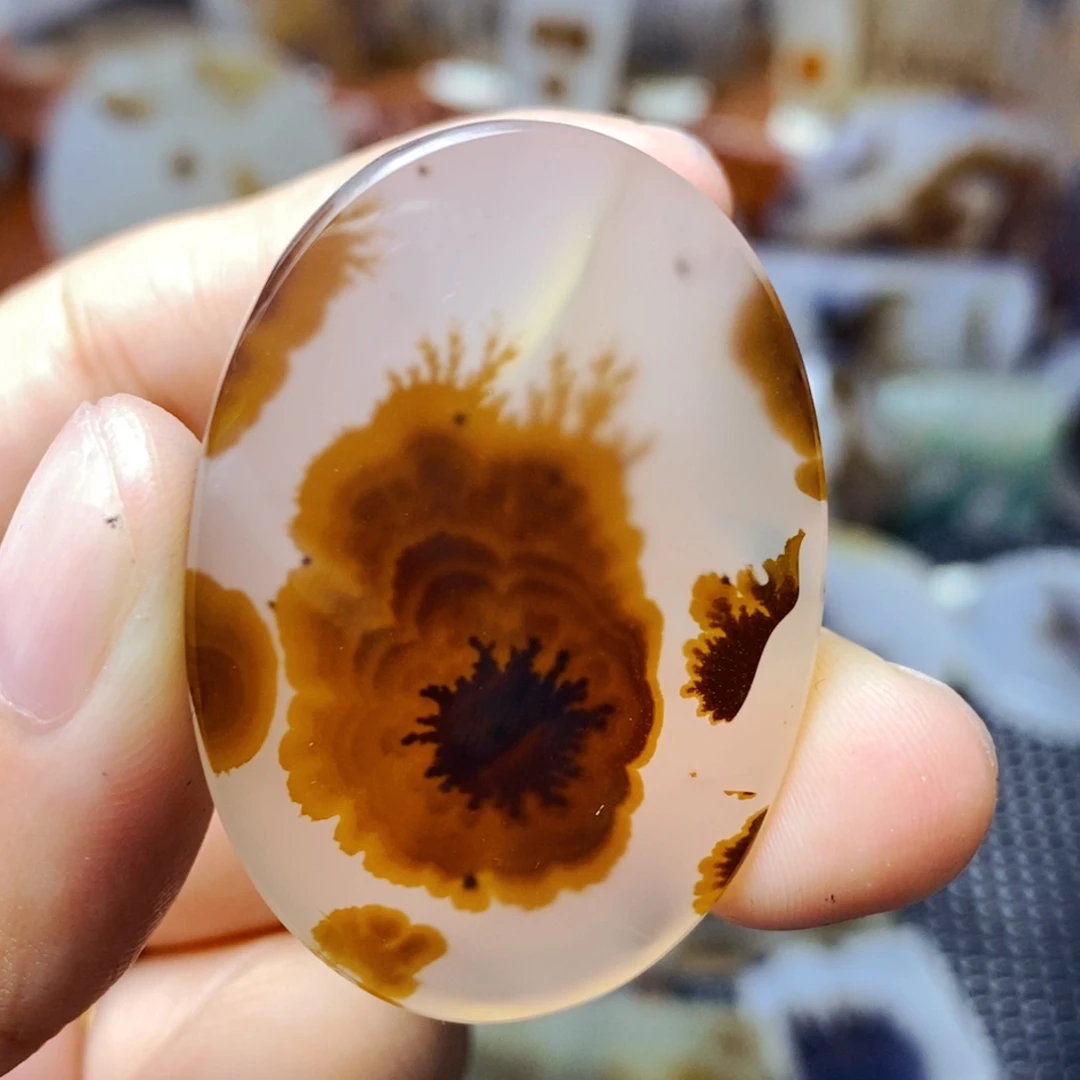 全***洗玛瑙/玉髓未镶嵌珠宝半成品