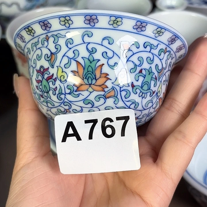 手**云微瑕手工手绘茶具767