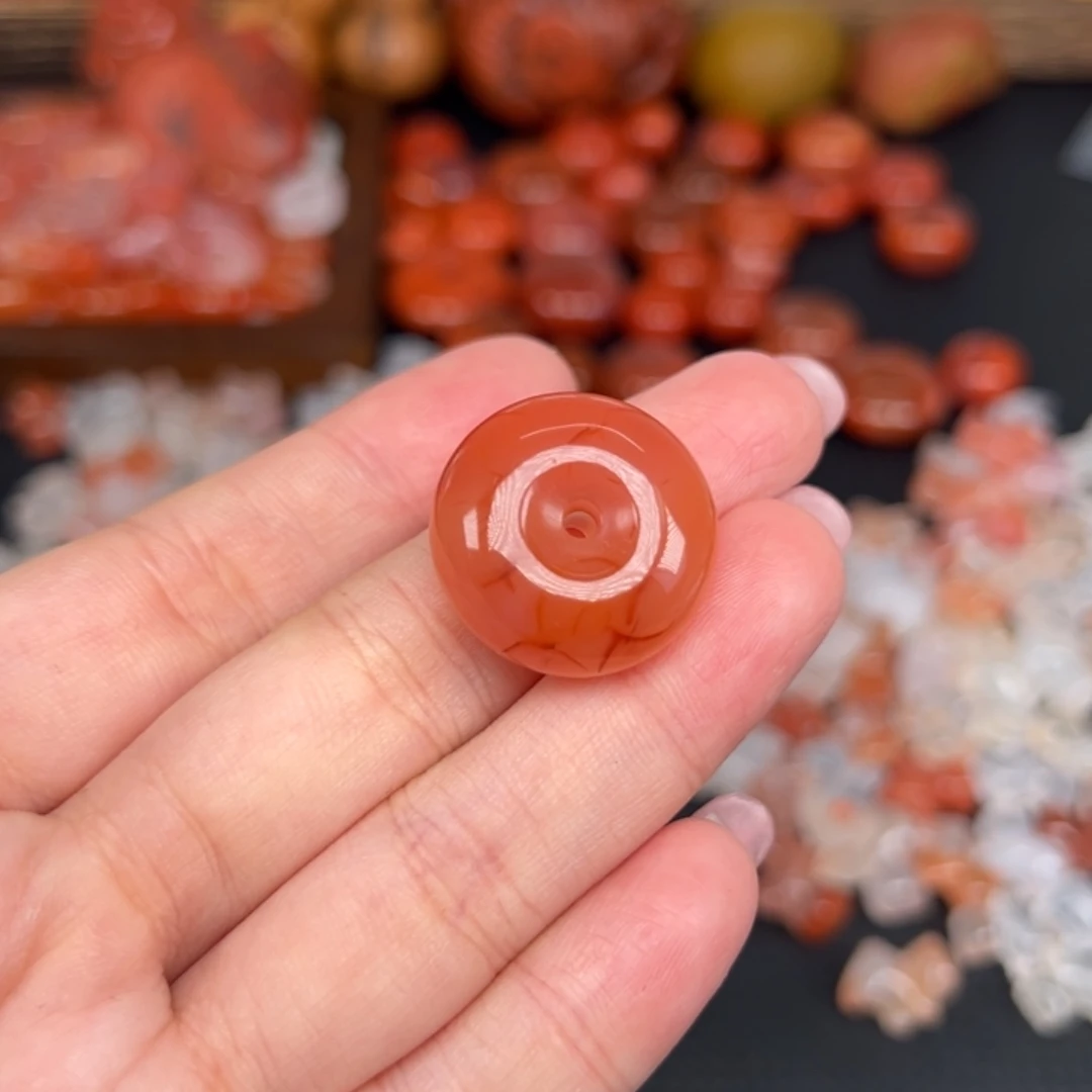 南红玛瑙未镶嵌吊坠(不含链)