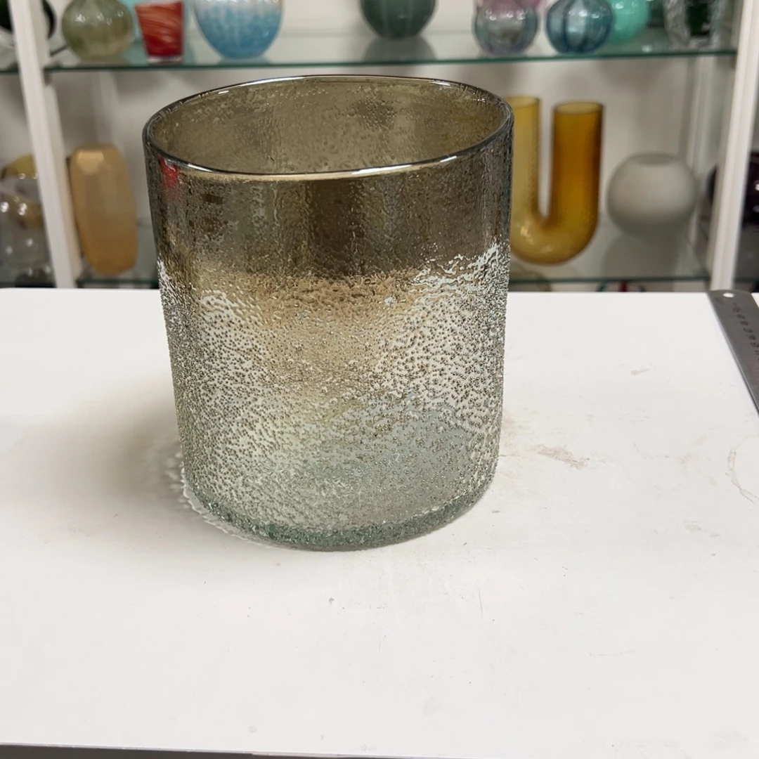 茶色琉璃珠大罐高度18微瑕