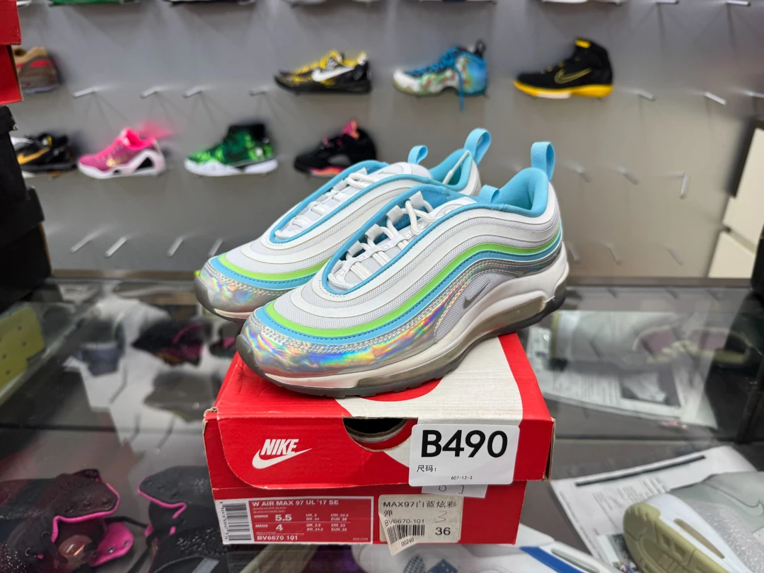 nike max白蓝 全新原盒 36码 12.2