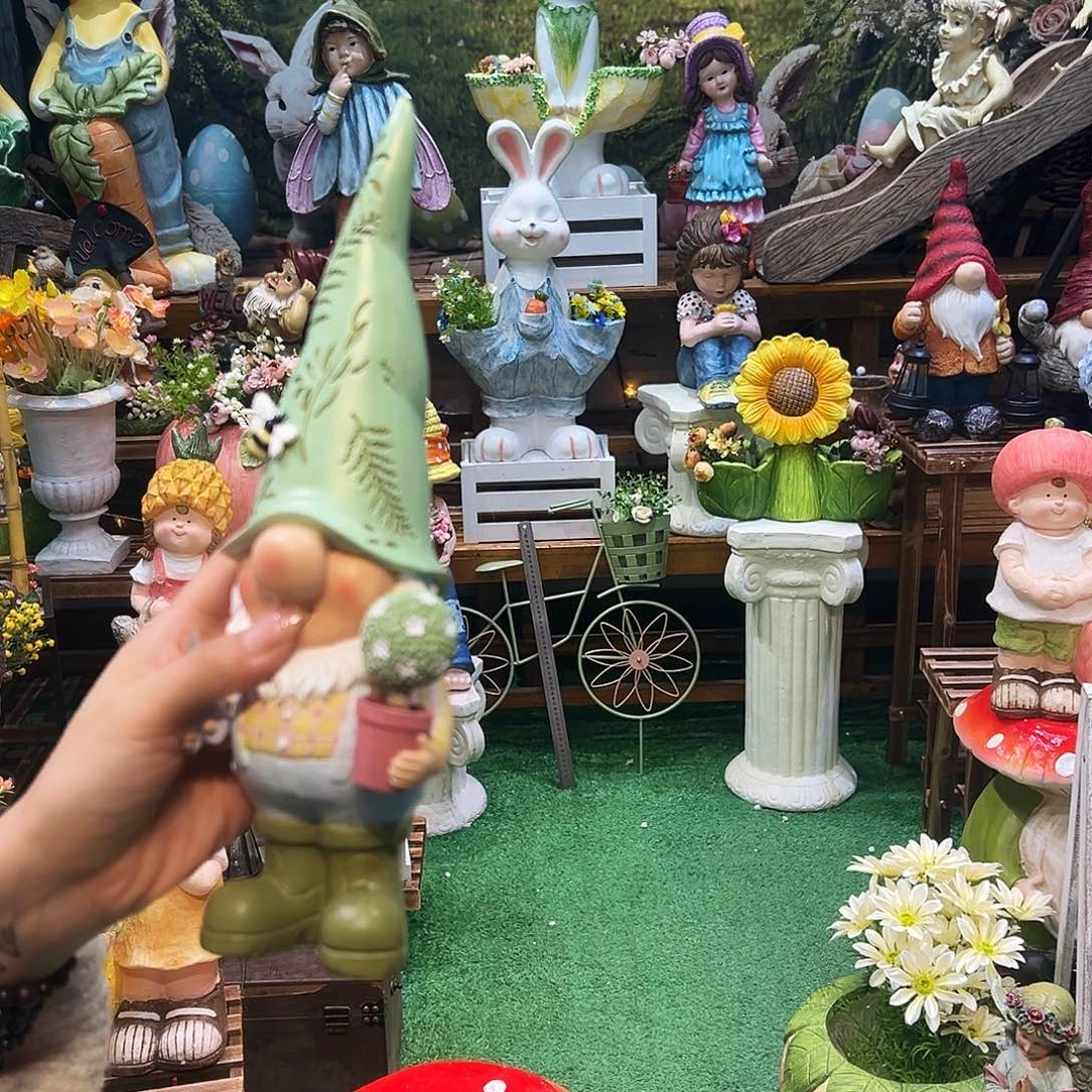 花园摆件红红火火