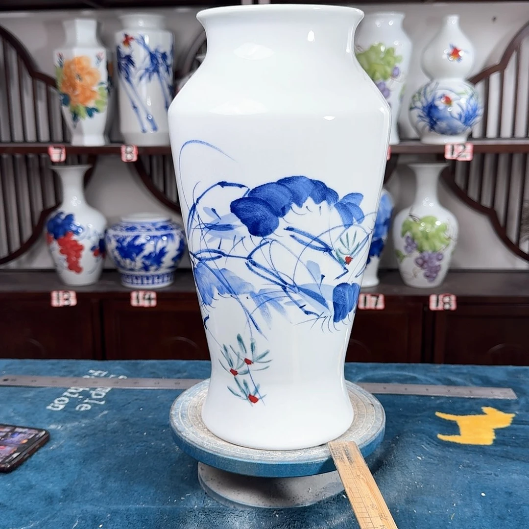 摆件景德镇陶瓷大鱼虾