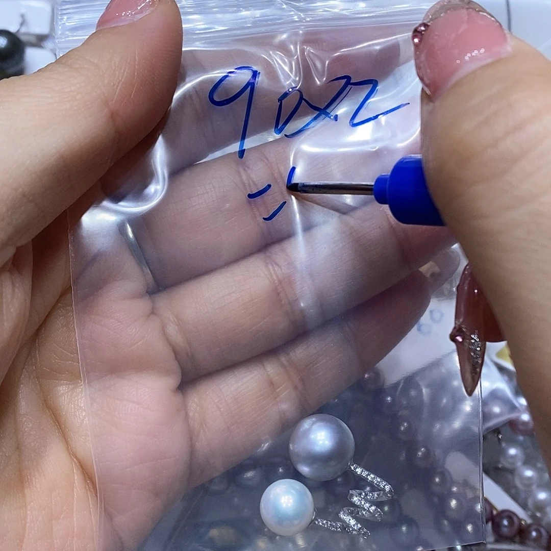 淡水珍珠吊坠银S925镶嵌沧***笑