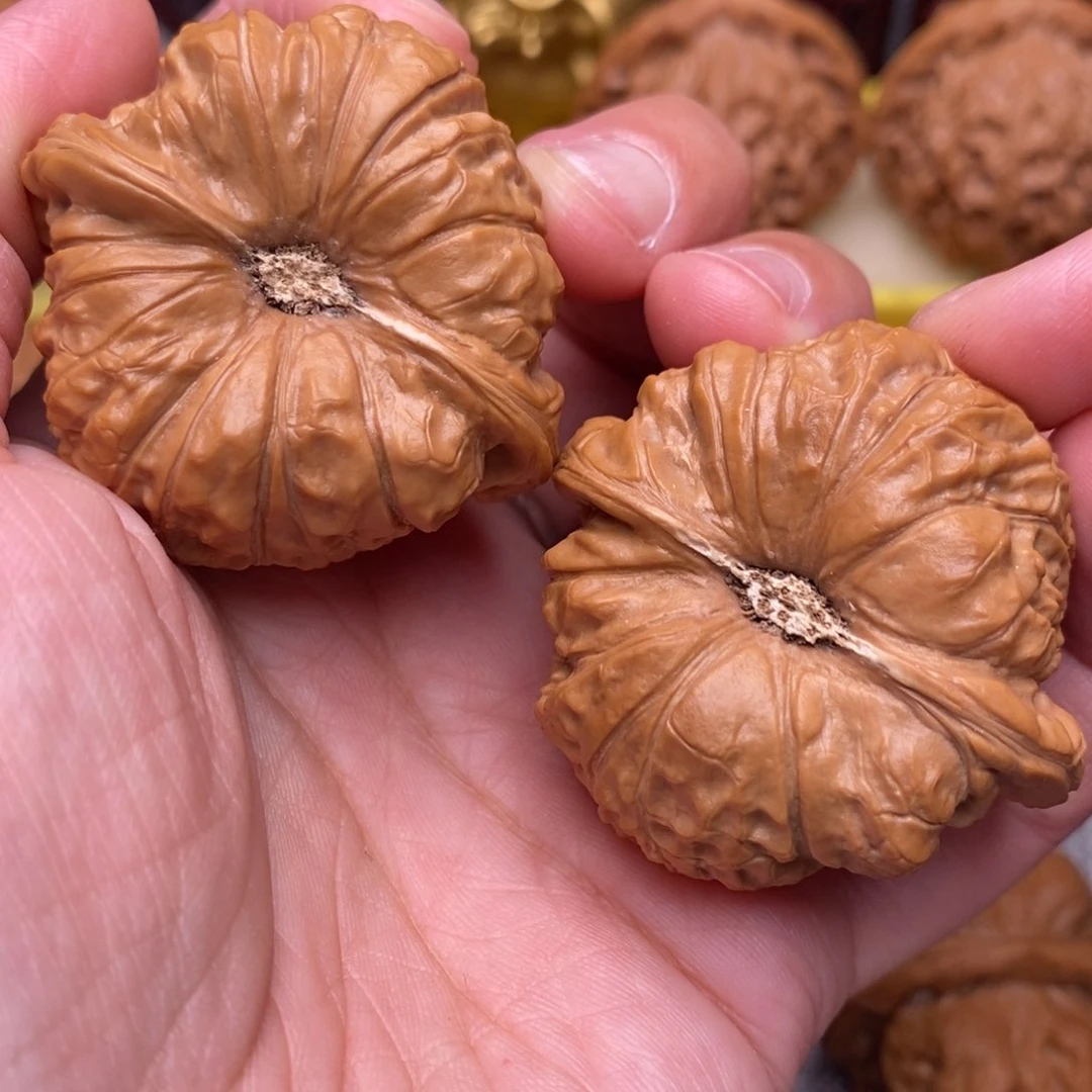 文玩核桃把件大*全品毕业南瓜44尺