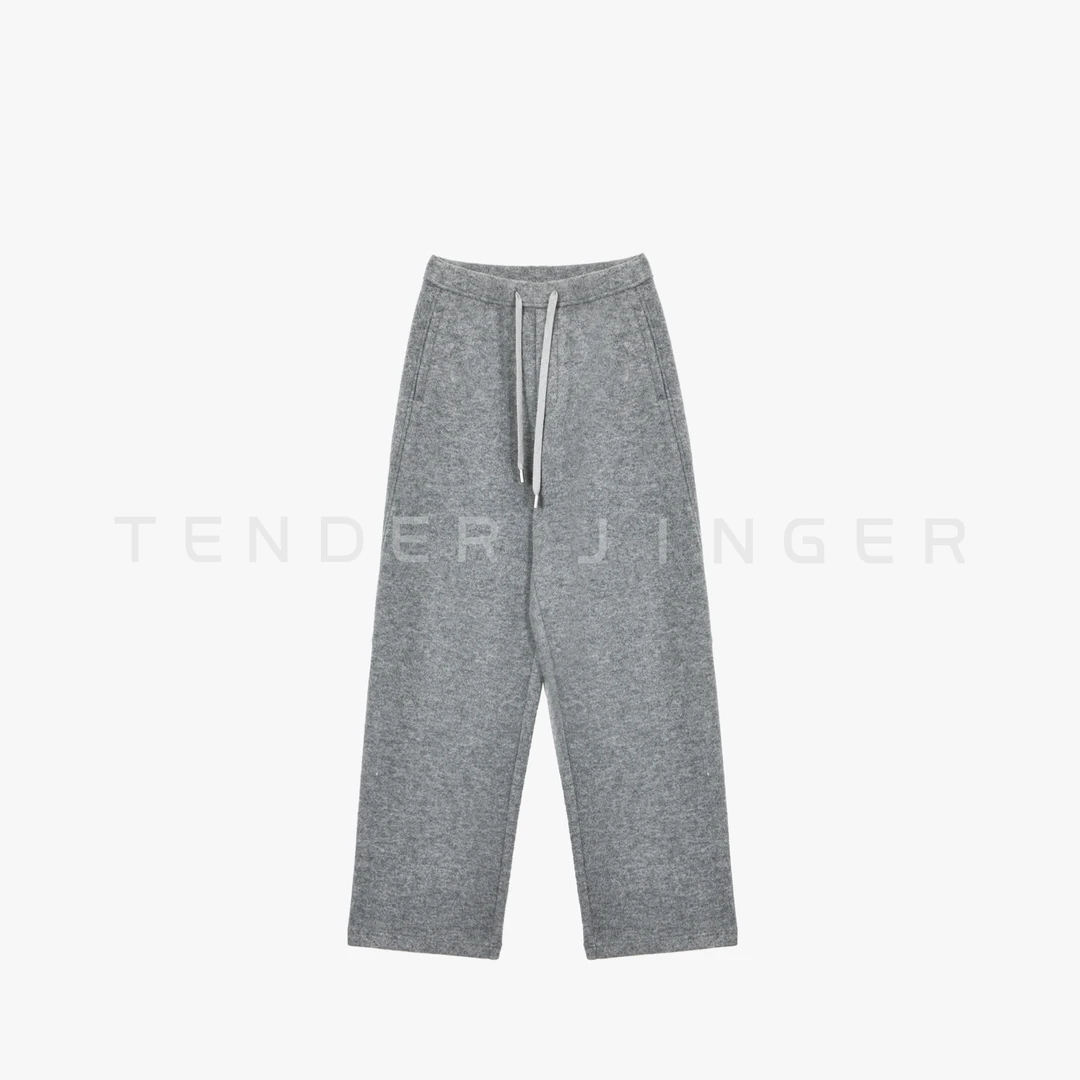 Tender Jinger｜线下专供 绵羊毛混纺垂感显瘦休闲裤T54SAI50596