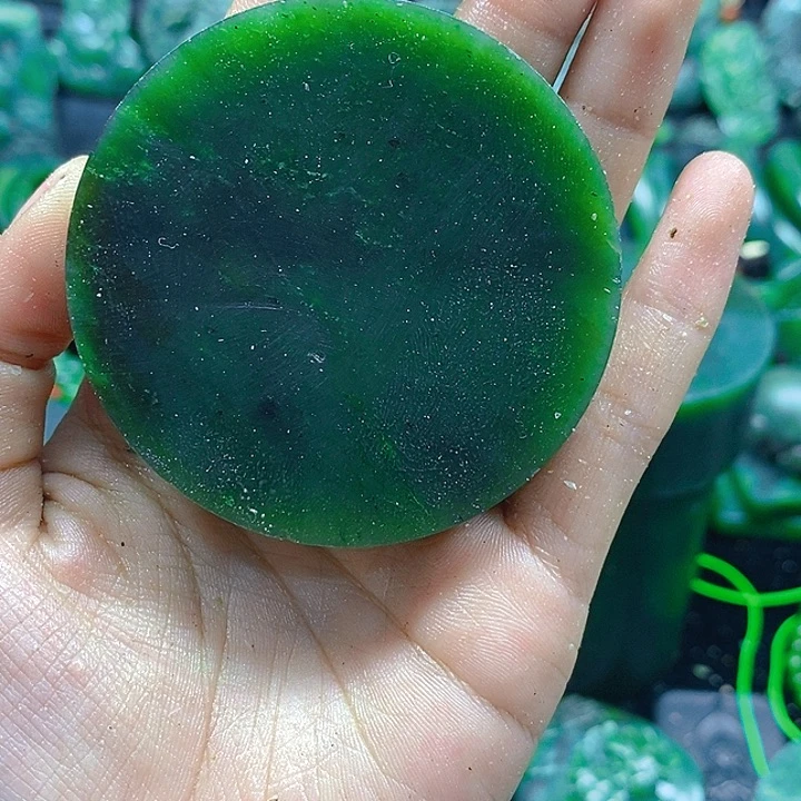 W****和田玉（碧玉）未镶嵌手链