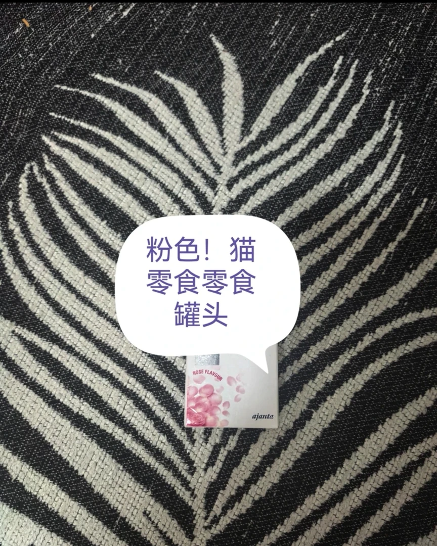 粉色猫零食罐头女