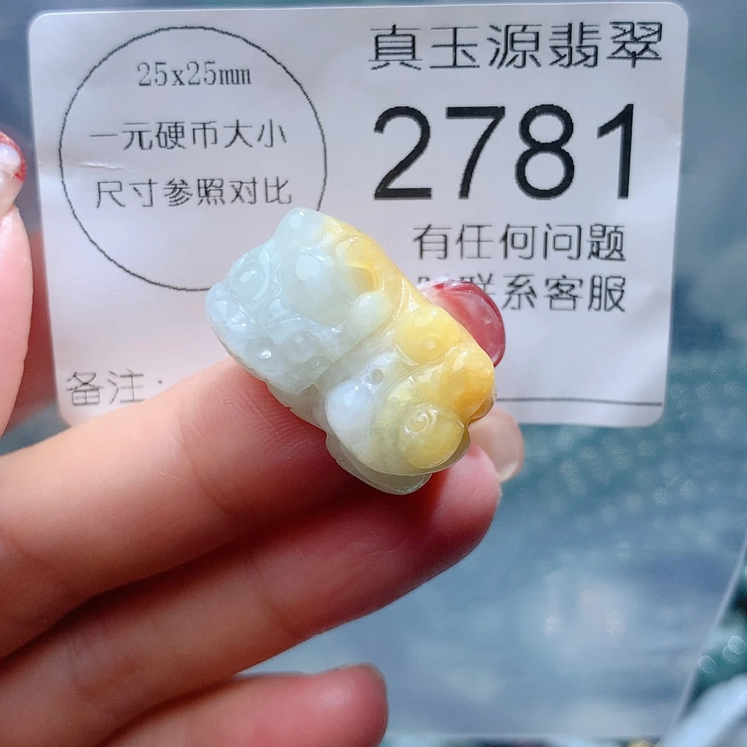 翡翠颈饰未镶嵌2781。