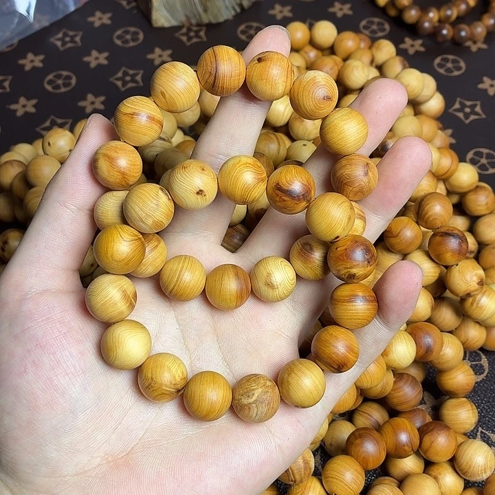柏木（崖柏）手串/手链崖柏15mm带留疤