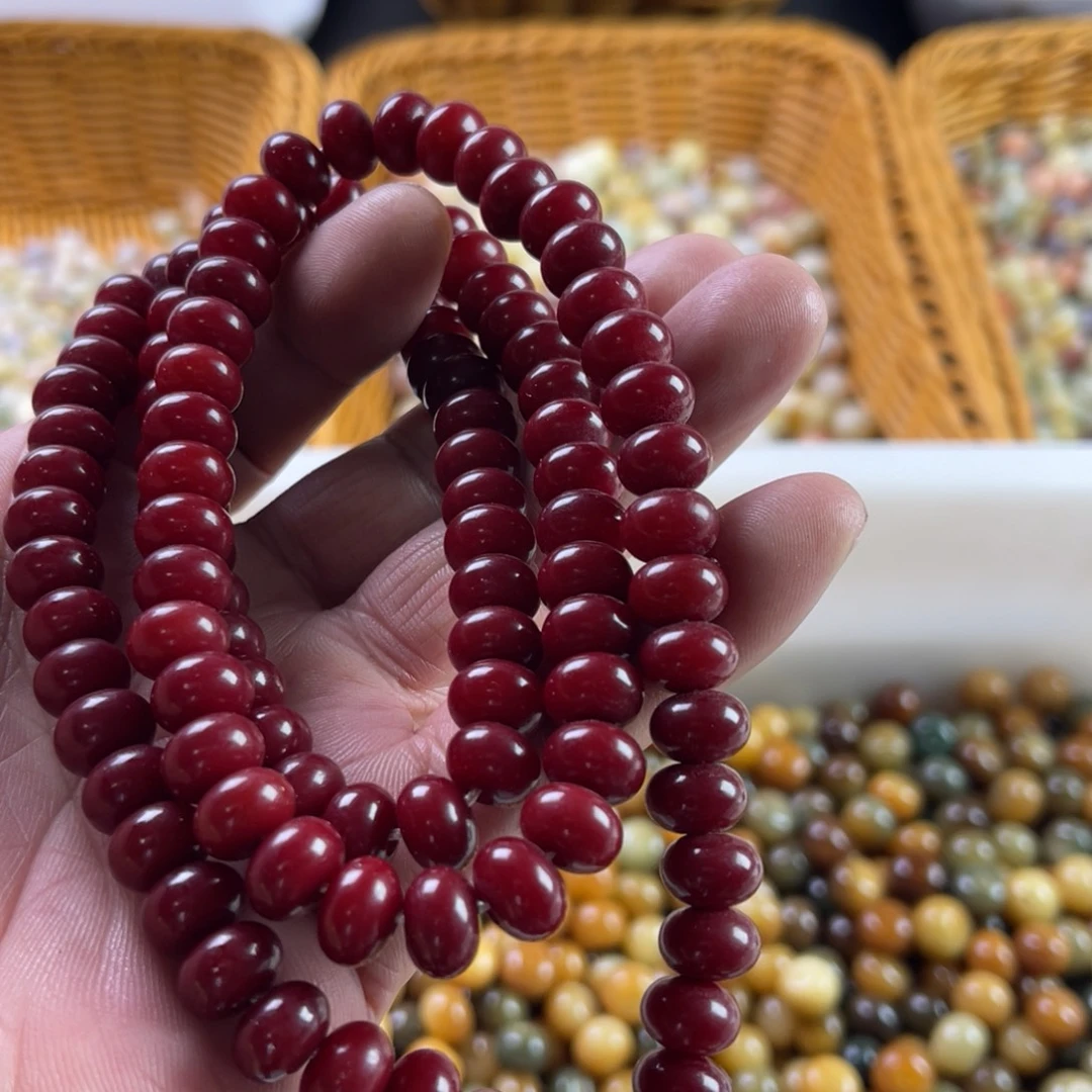 白玉菩提吊坠10车厘子算盘114