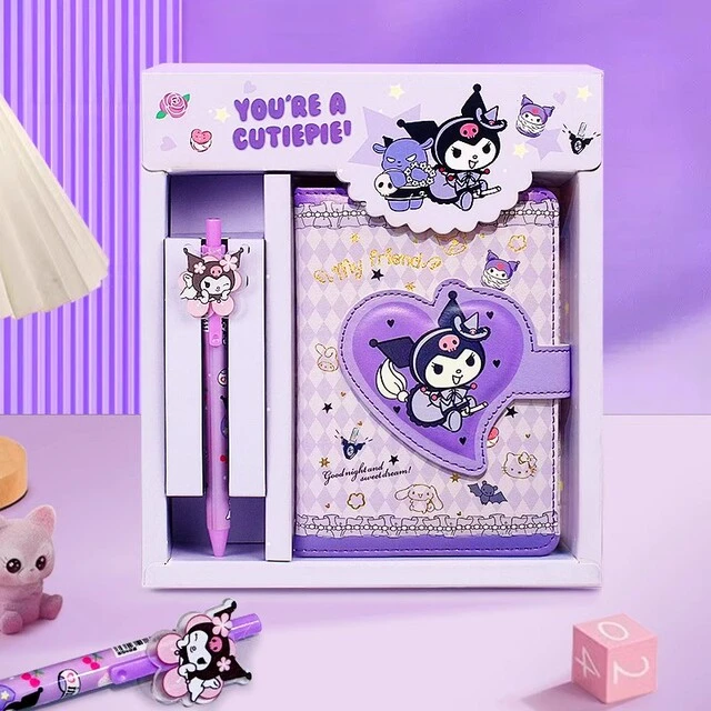 学生手账本套装礼盒可爱卡通小学生磁扣帐本笔记本日记本手帐文具