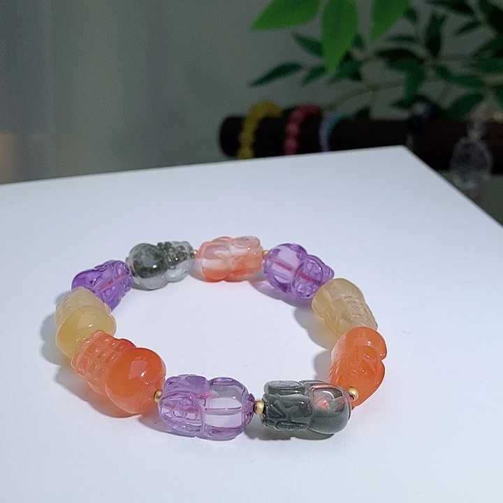 虫***虫未镶嵌手链水晶貔貅阵