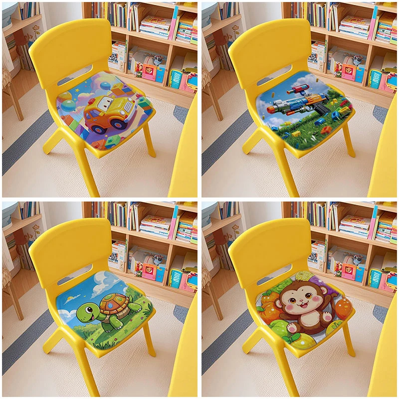 幼儿园男宝宝卡通图可爱塑料椅垫小凳子坐垫早教培训机构学生座垫