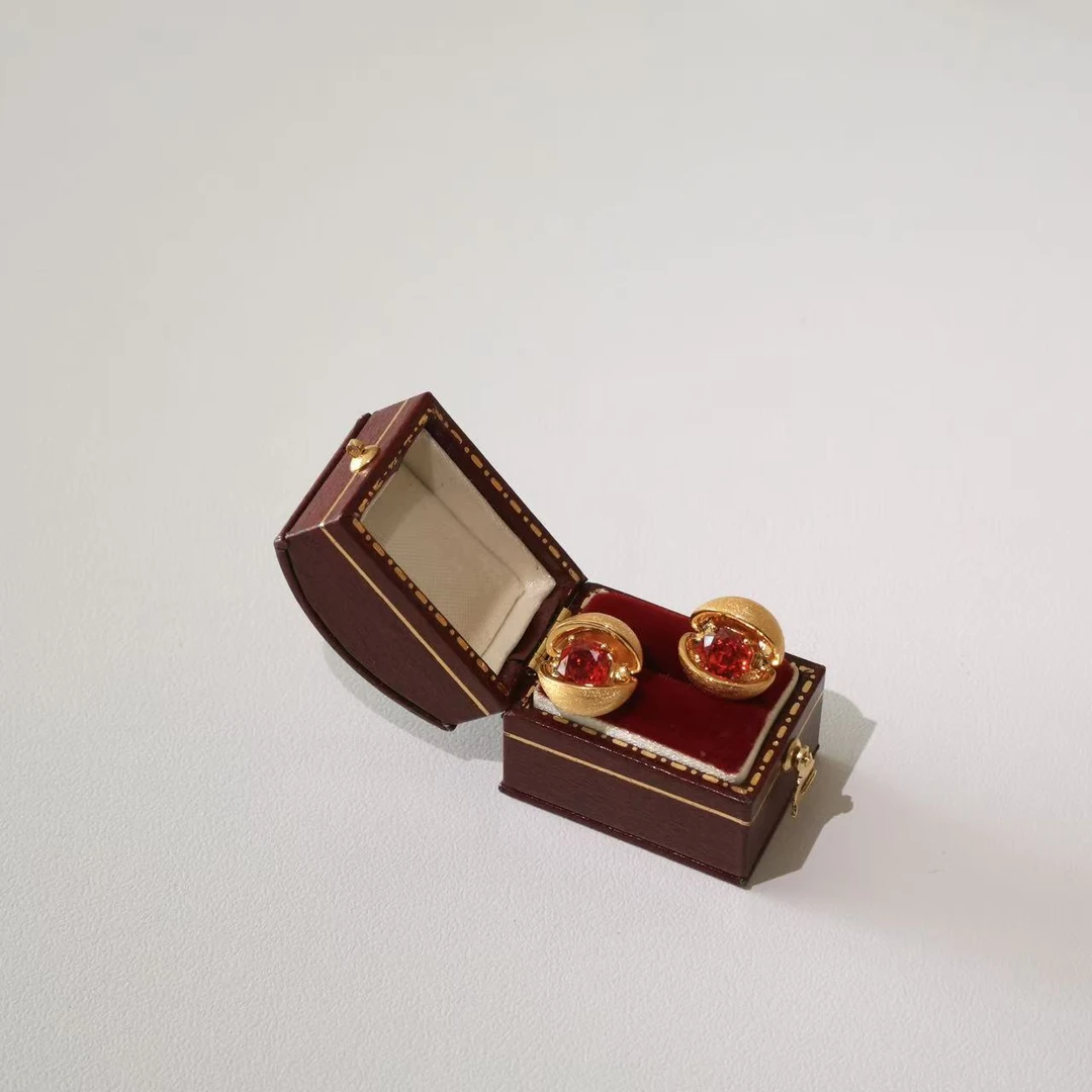 铜合金耳饰 Riches Vibe【宝蚌生金】如意艳彩芬达高级感 优雅百搭