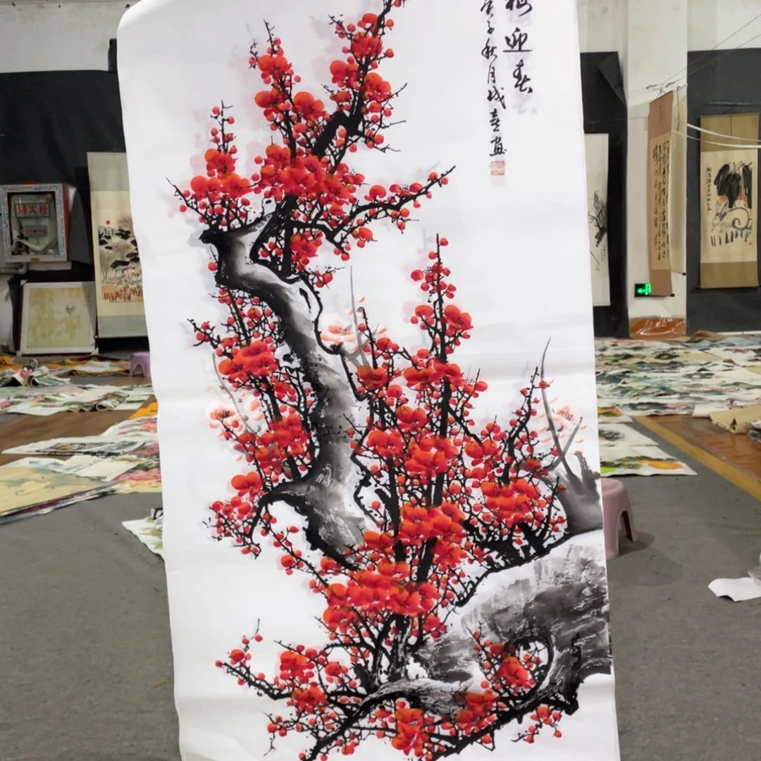 国画国画作品画心一张