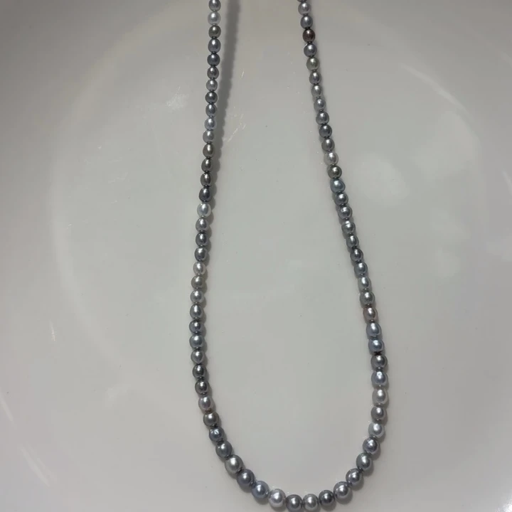 银S925镶嵌海水珍珠颈饰雯*