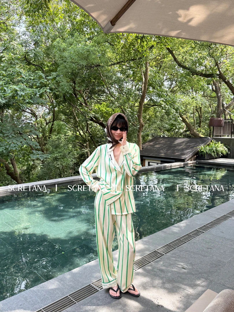 SCRETANA/安娜的秘密碧瑶水色云遮月家居服