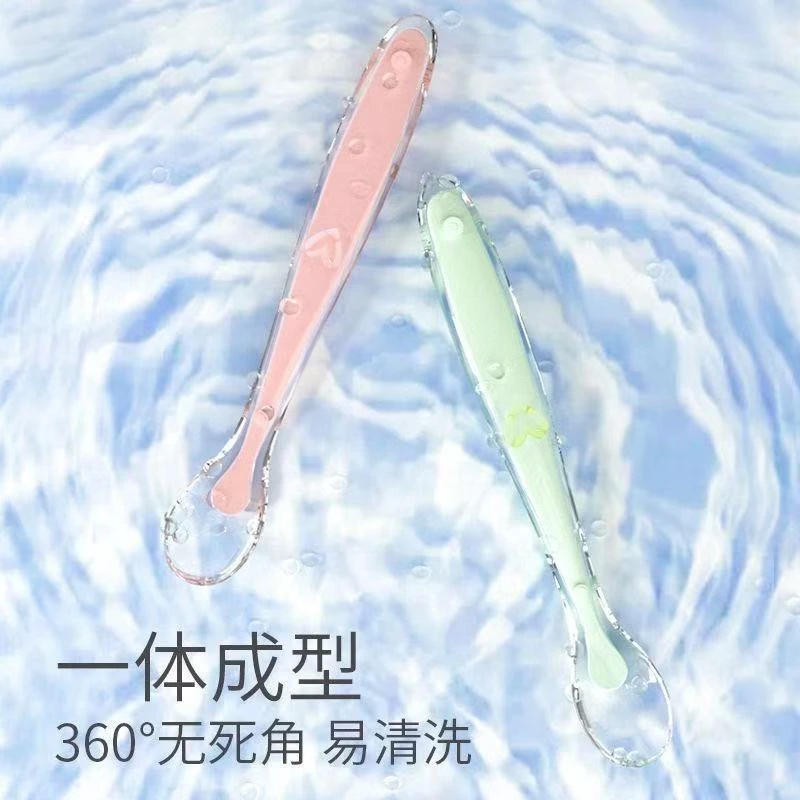 babycare硅胶辅食勺套装2只装