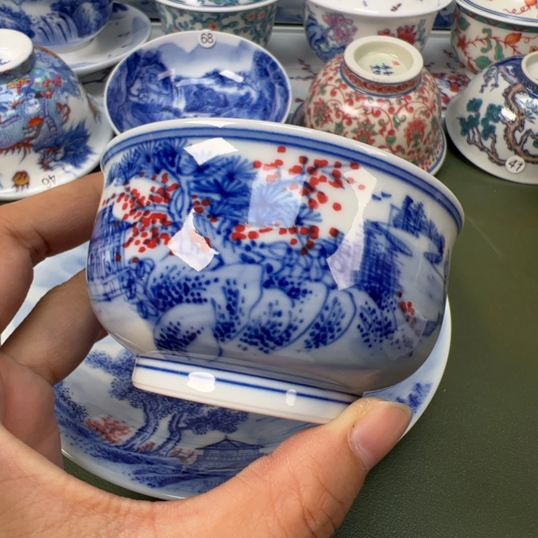 陶瓷景德镇纯手工纯手绘茶具木木88