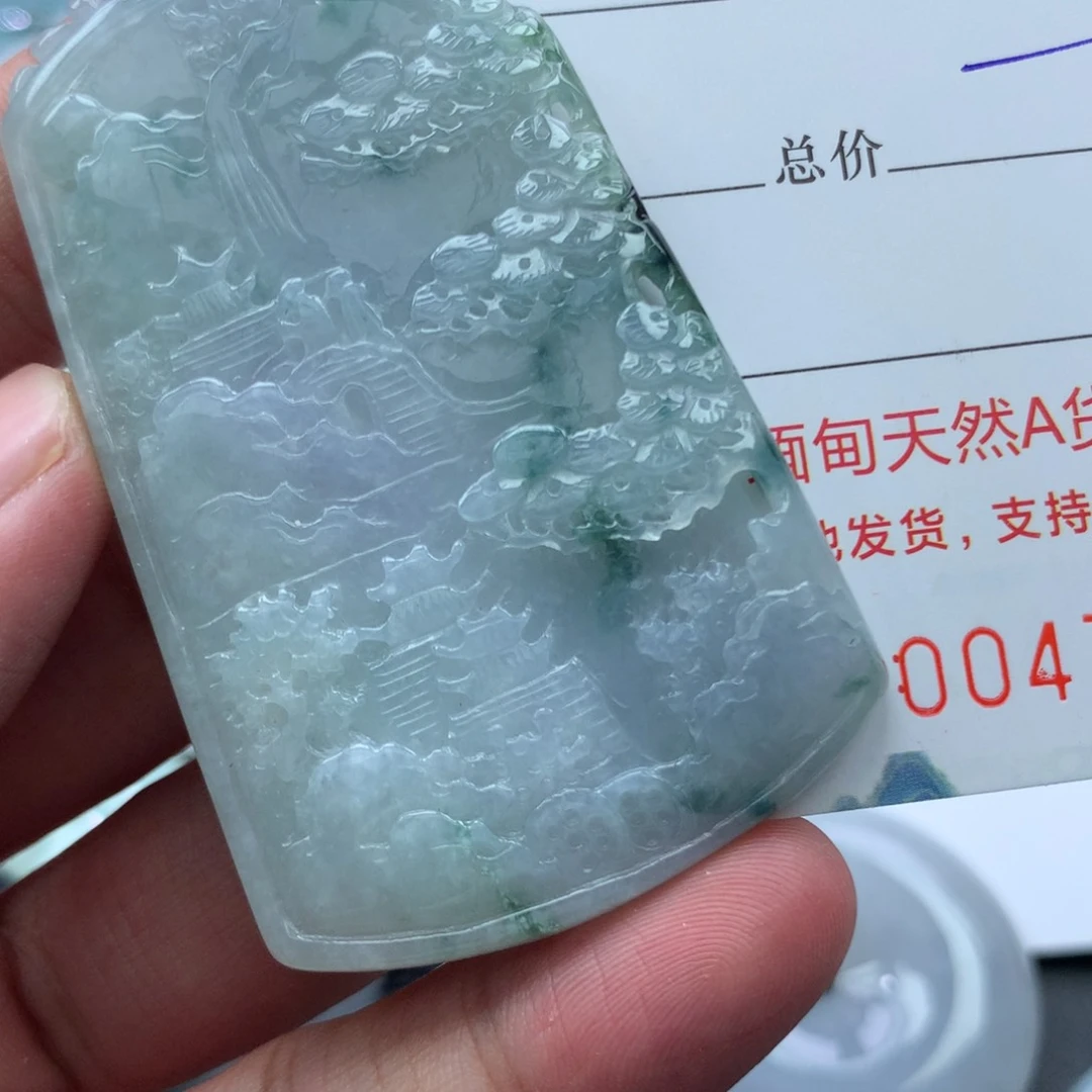 颈饰未镶嵌翡翠缅甸天然A货翡翠