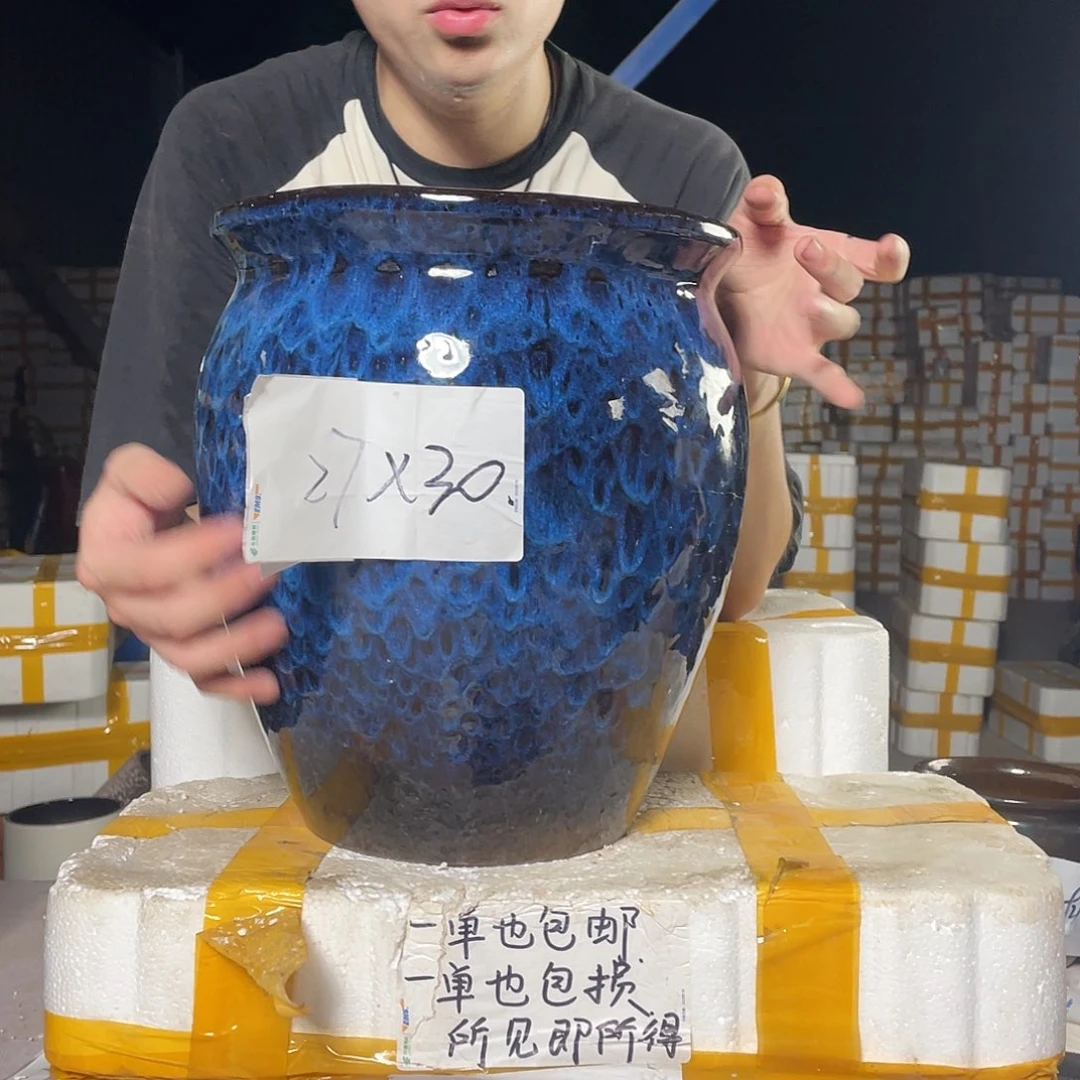 紫砂花盆宜兴紫砂粗陶花盆
