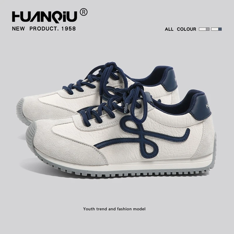 环球女鞋德训鞋女2025新款秋季轻便小白鞋运动女鞋休闲时尚阿甘鞋