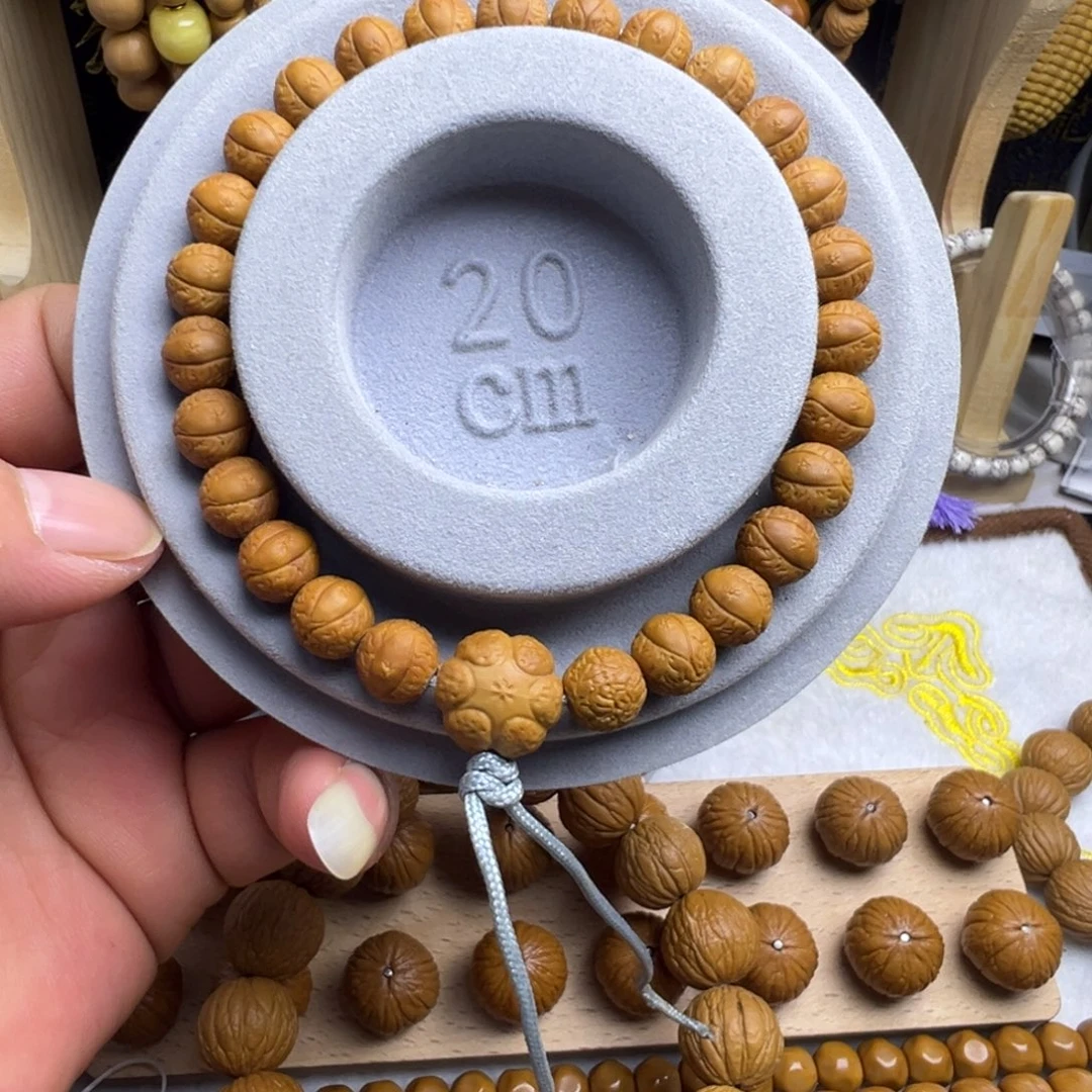 猴头核桃手串全品无暇雕刻凤眼